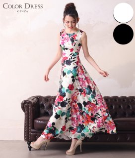 結婚式 ゲストロングドレス通販 銀座のドレスショップ Colordress